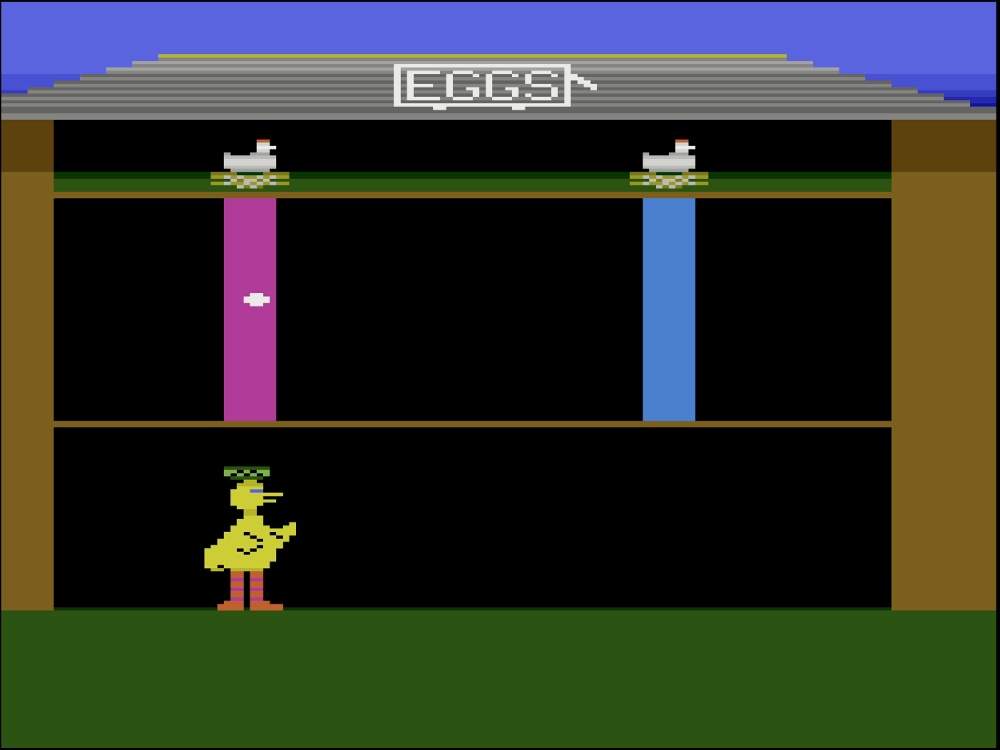 Gameplay of Big Birds Egg Catch for Atari 2600
